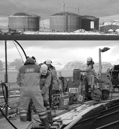 2004 "Snøhvit" project, Melkøya, Norway