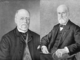 1869 Gottlieb Widmann (links) & Eugen Dyckerhoff (rechts)