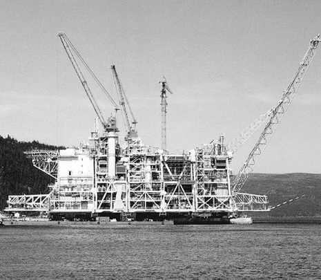 1997 Offshore oil platform Hibernia, Newfoundland, Canada