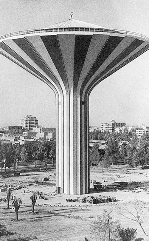 1970 Wasserturm Riyadh, Saudi-Arabien